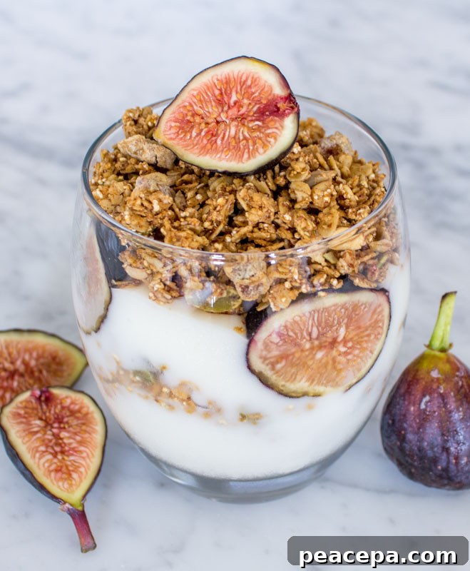 Fig Granola Parfait