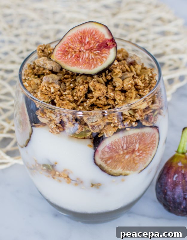 Fig Granola Parfait