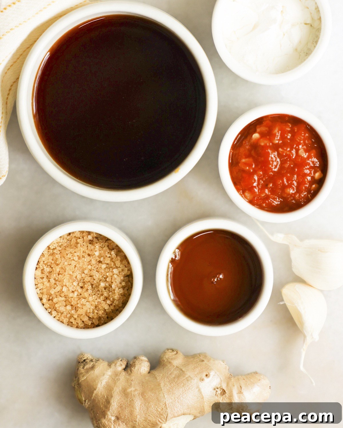 Stir fry sauce ingredients