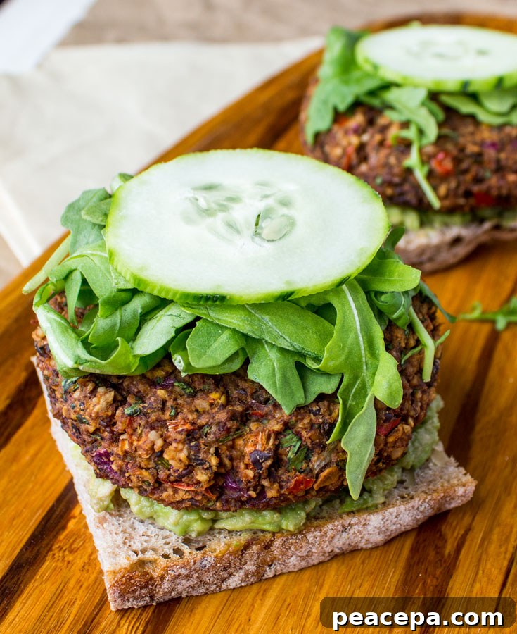 Vegan Black Bean Burgers 