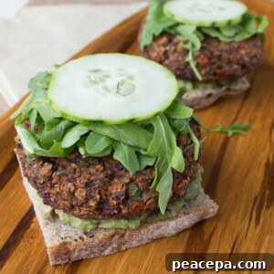 Black Bean Hemp Seed Burger