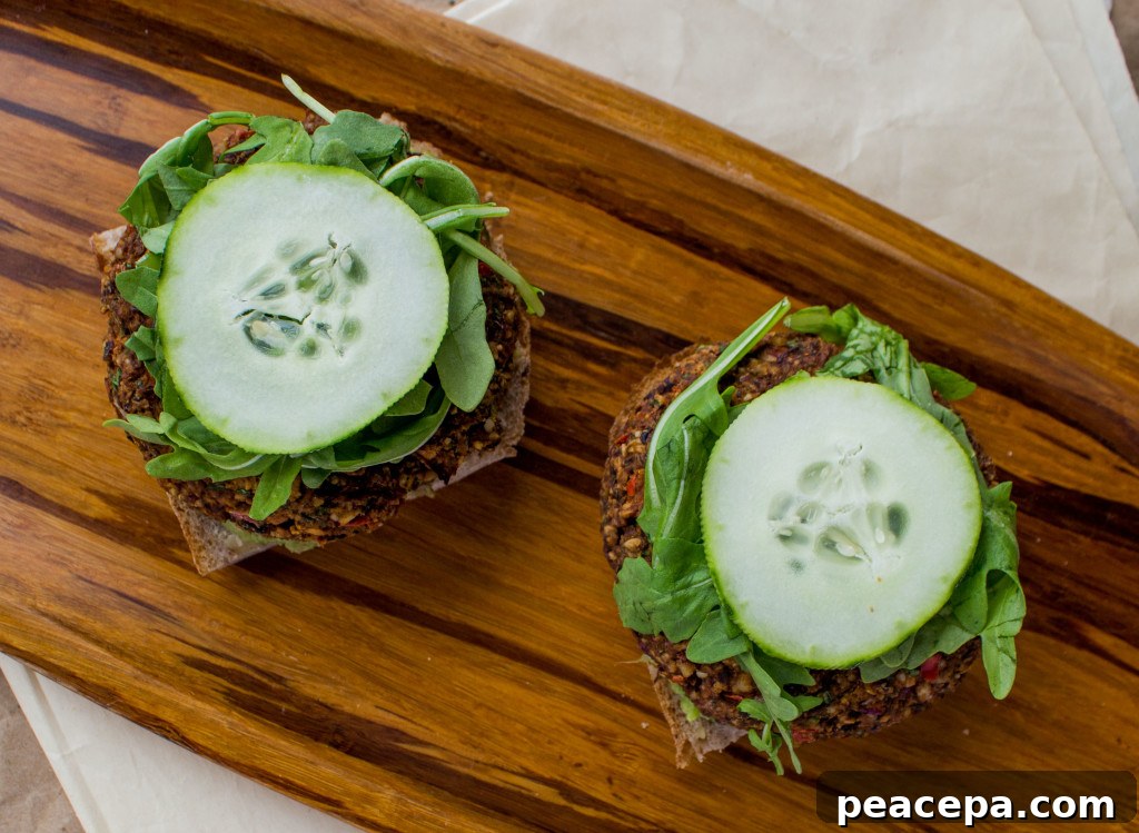 Vegan Black Bean Burgers 