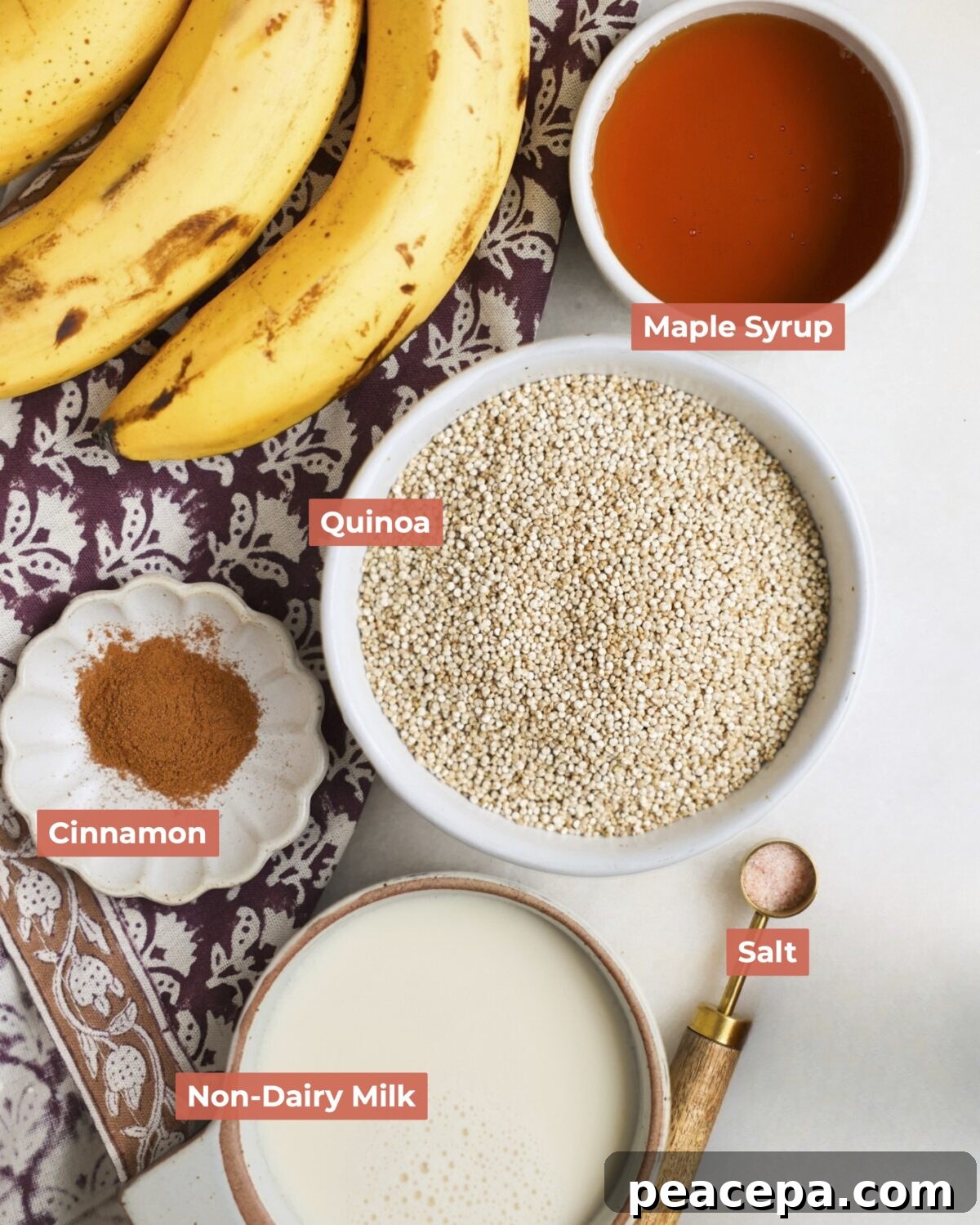 quinoa porridge ingredients