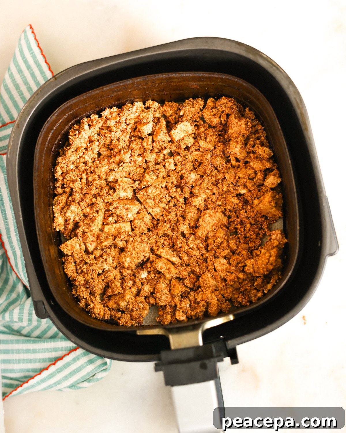 tofu spread in air fryer