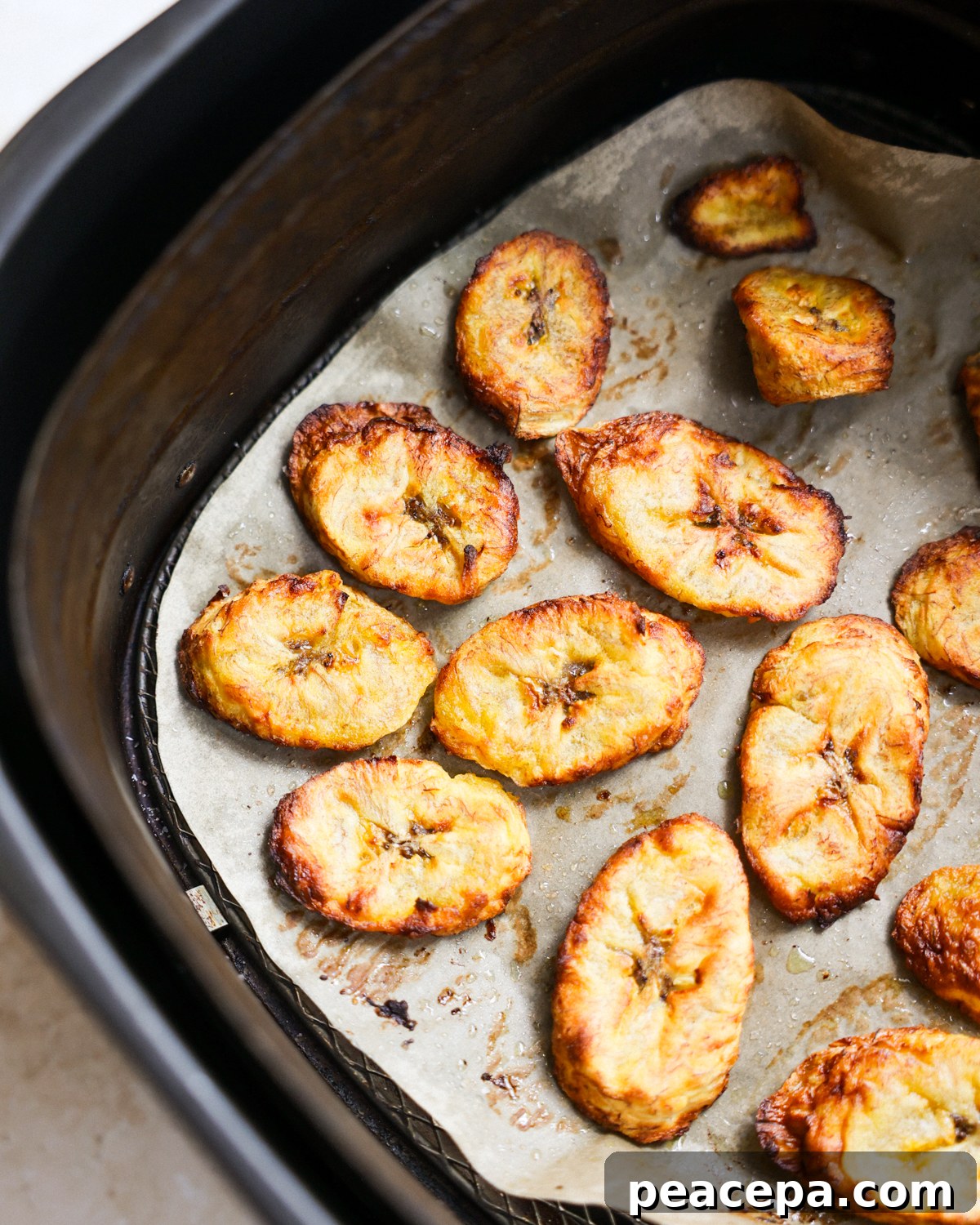 air fried plantains