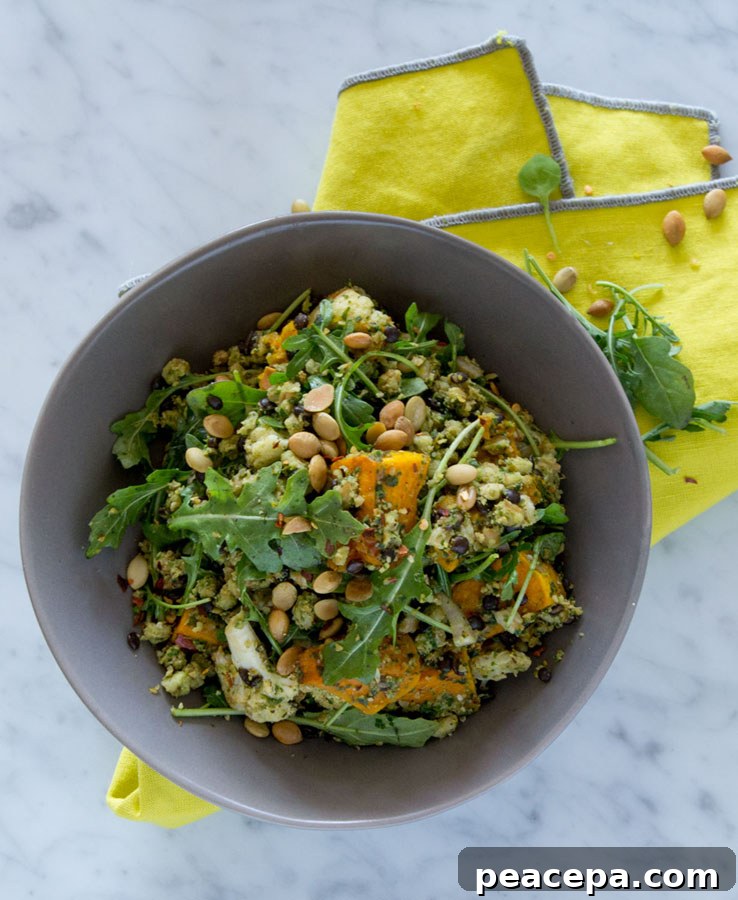 Arugula Pesto Pilaf
