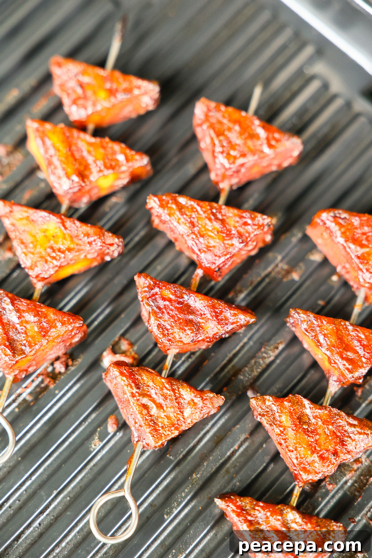bbq tofu on grill