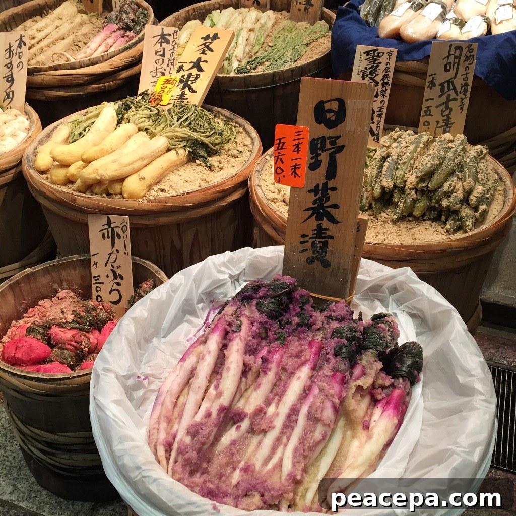Pickles in Nishiki Market