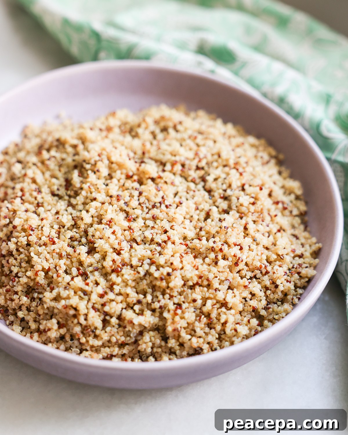 quinoa on a plate