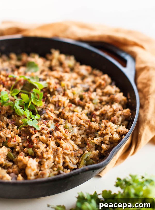 Vegetarian Dirty Rice | Vegan Recipes for Meat Lovers | @sweetpotatosoul