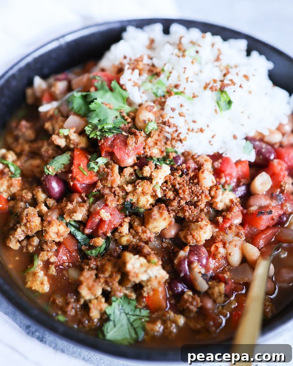 Vegan Tofu Chili