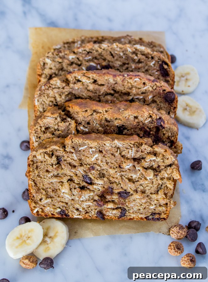 Vegan Mocha Banana Bread. Made with Tigernuts, Oats, & Spelt Flour
