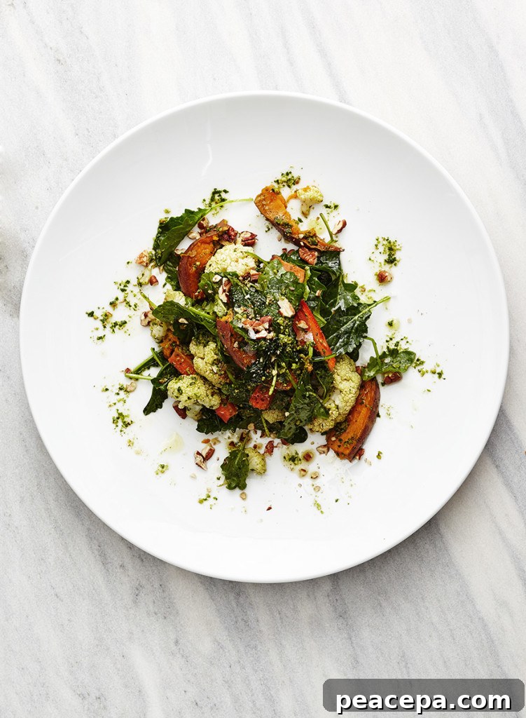 Kale Pecan Pesto Salad