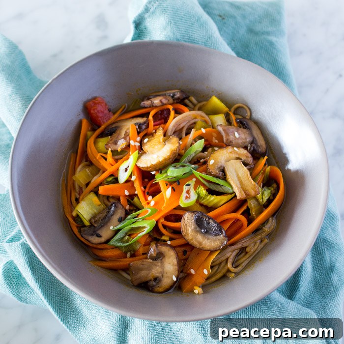 Ponzu Soba Noodles
