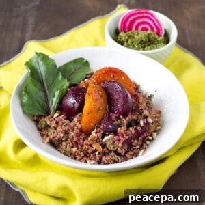 Beet Green Pesto Pilaf {VIDEO}