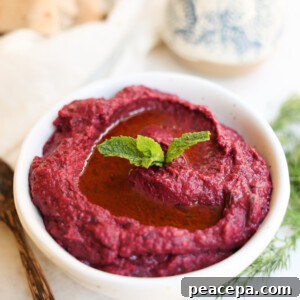 Beet Black Bean Dip