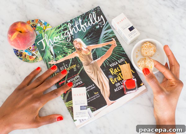 Raw Mango Macaroons & Habit Cosmetics Eco Vegan Nail Polish & Thoughtfully Magazine