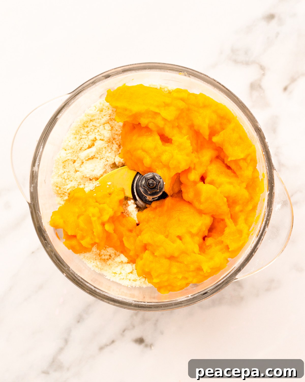 sweet potato added to batter