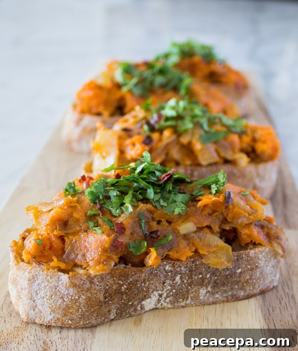 Sweet Potato Crostini | Sweet Potato Soul