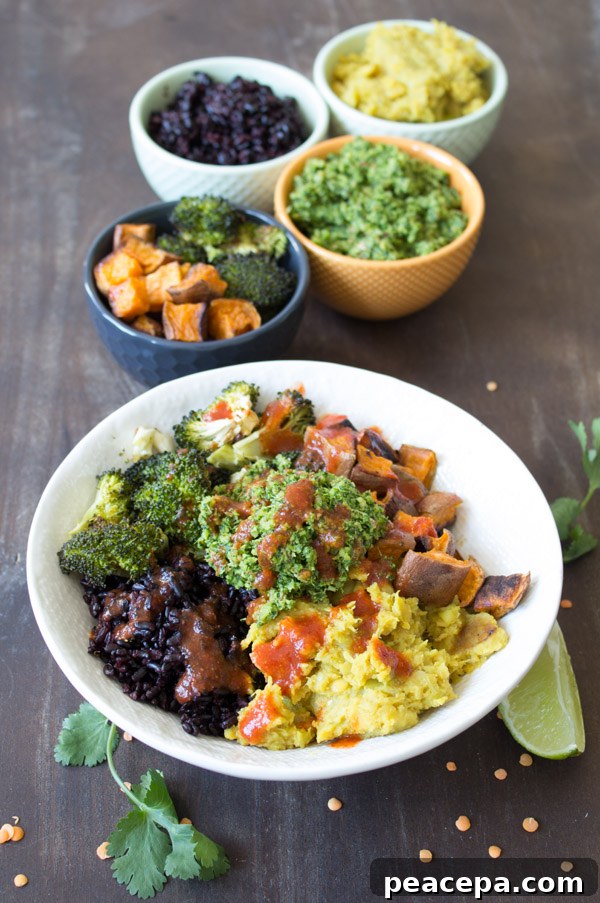 Sweet Potato Lentil Bowl | www.sweetpotatosoul.com