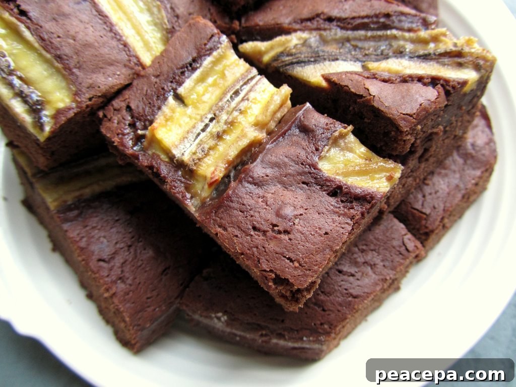 Vegan Coconut Banana Brownies