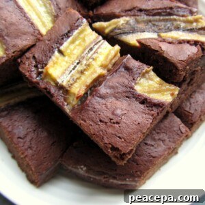 Vegan Coconut Banana Brownies