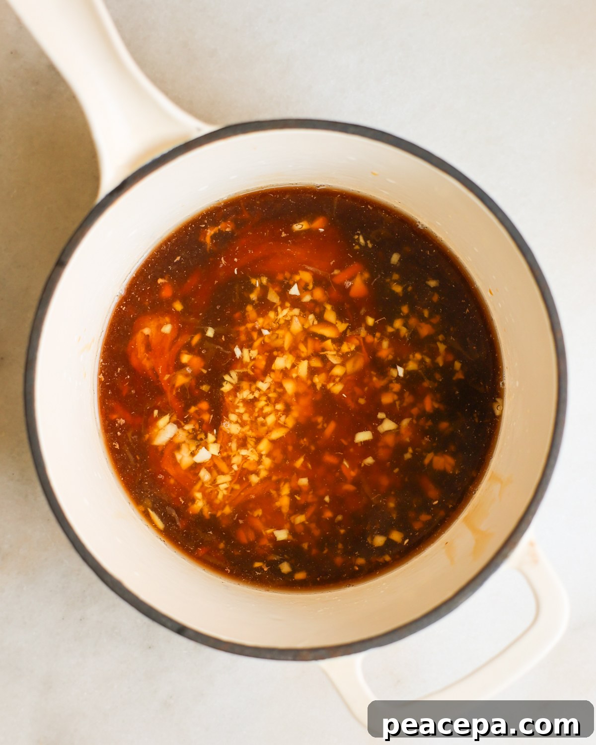 overhead almond lime sauce