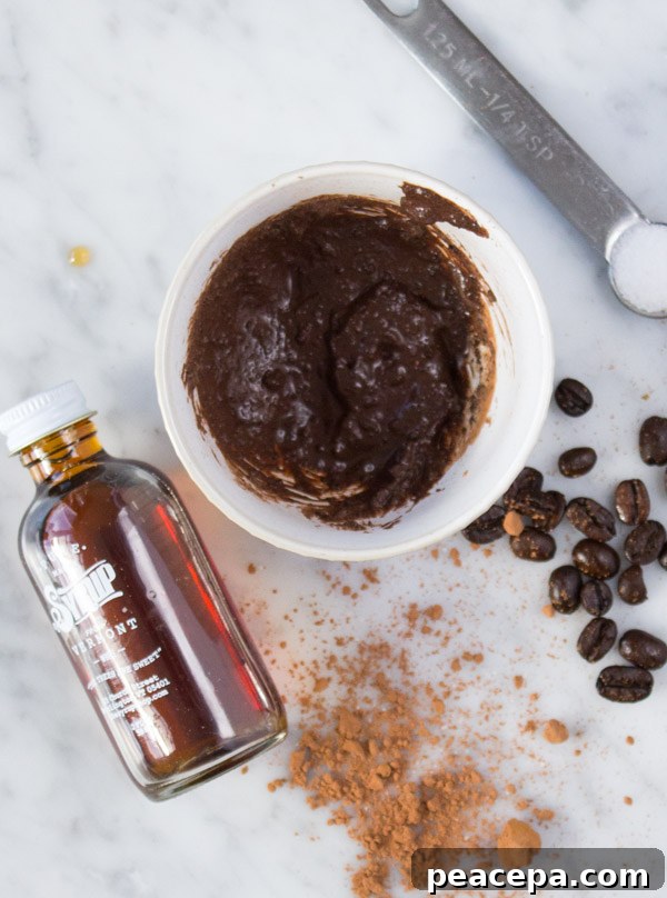 coffee cocoa face mask