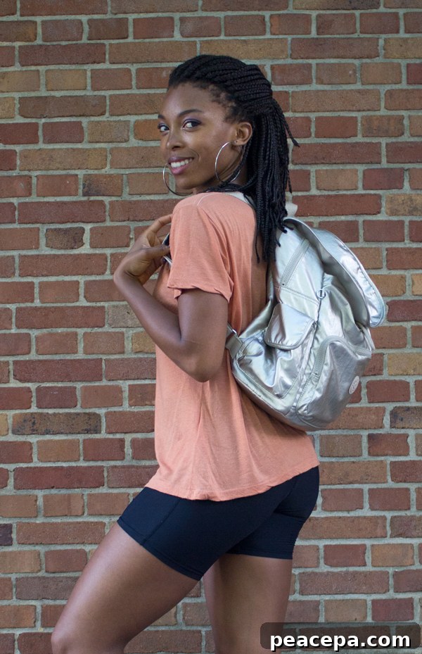 Kipling Ravier Gleaming Gold Vegan Backpack Video| www.sweetpotatosoul