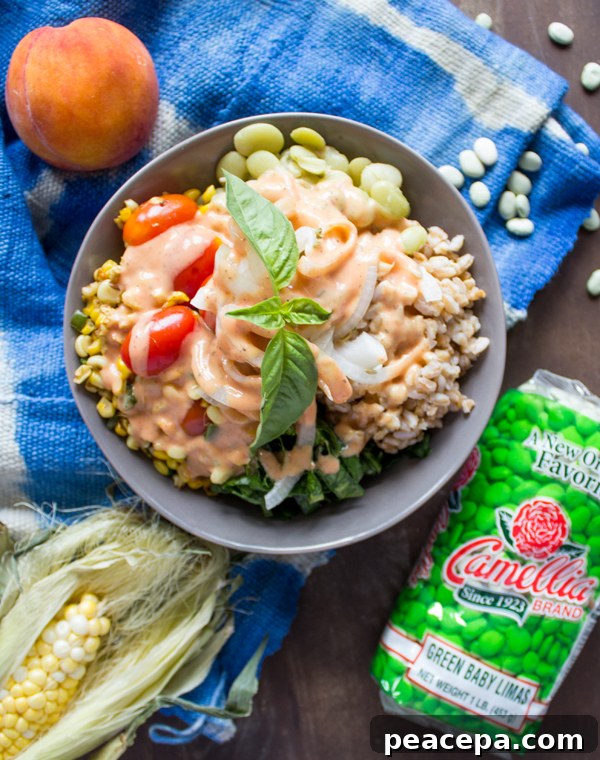 Camellia Green Lima Bean Buddha Bowl | www.sweetpotatosoul.com