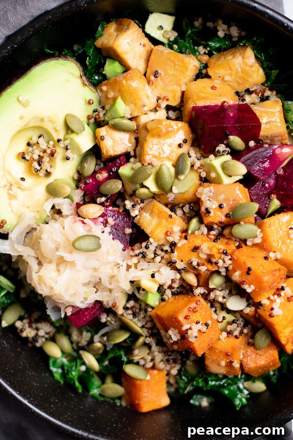 Maple Mustard Tempeh Bowl