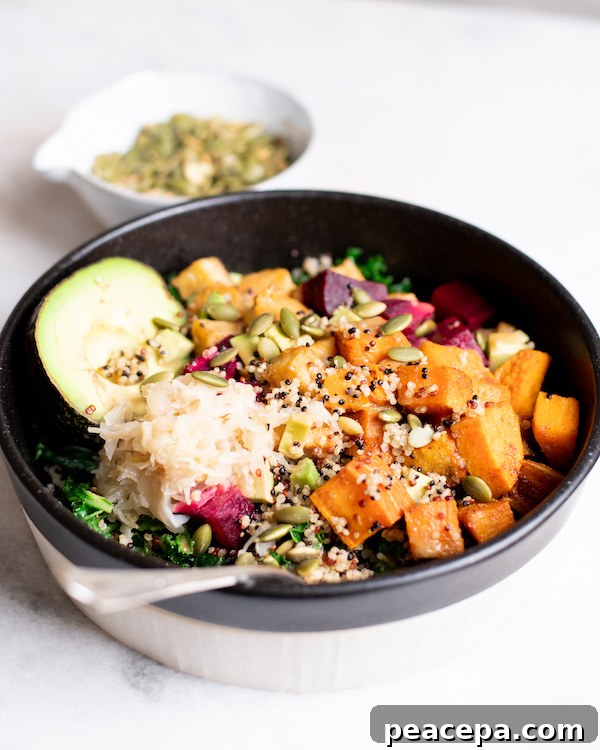 Maple Mustard Tempeh Bowl