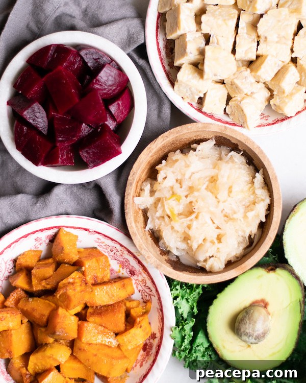 Maple Mustard Tempeh Bowl
