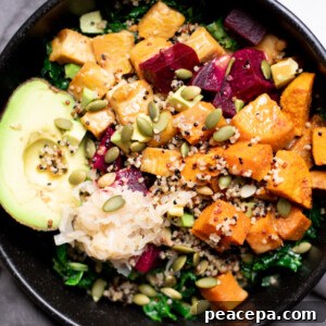 Maple Mustard Tempeh Bowl