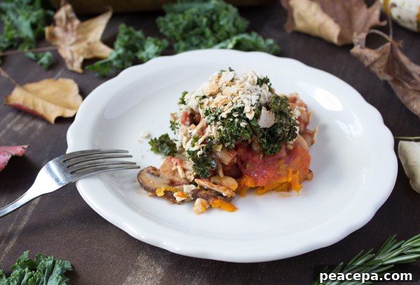 White Bean Butternut Squash Casserole with Wasa Breadcrumbs | www.sweetpotatosoul.com