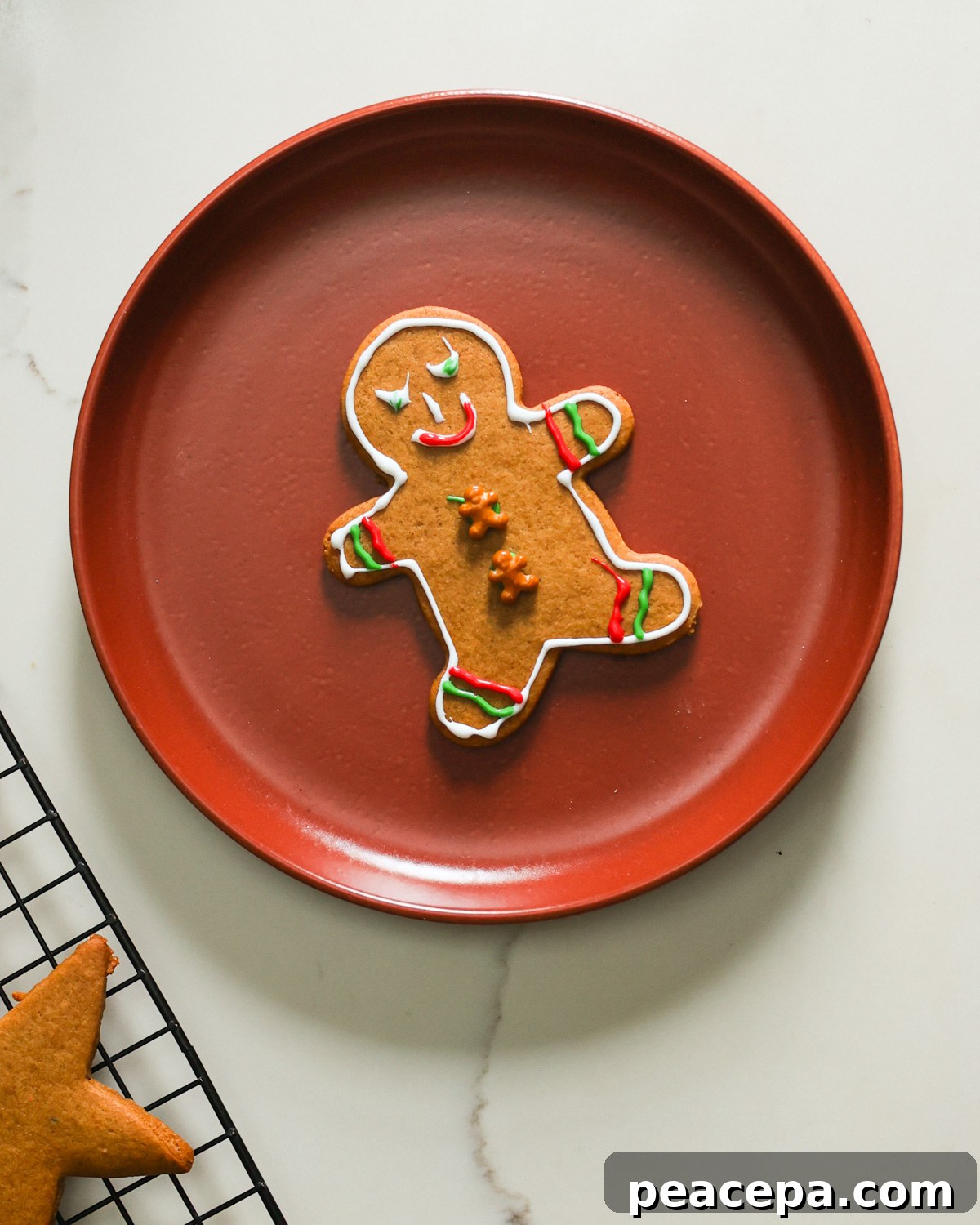 overhead gingerbread man