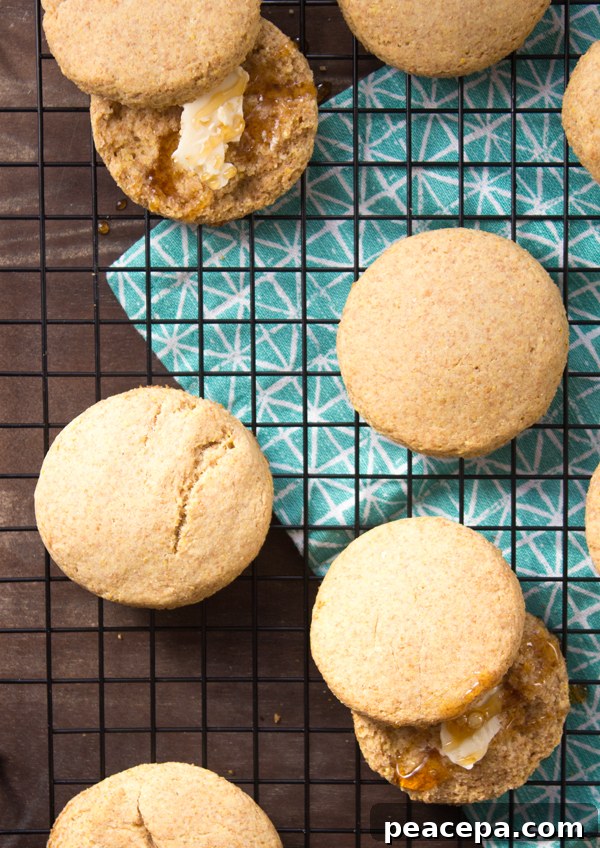Vegan Cornmeal Buttermilk Biscuits | www.sweetpotatosoul.com