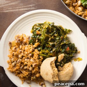 Vegan Hoppin John Black-eyed peas | www.sweetpotatosoul.com