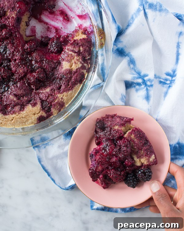 Blackberry Cobbler | www.sweetpotatosoul.com