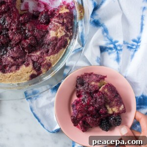 Blackberry Cobbler | www.sweetpotatosoul.com