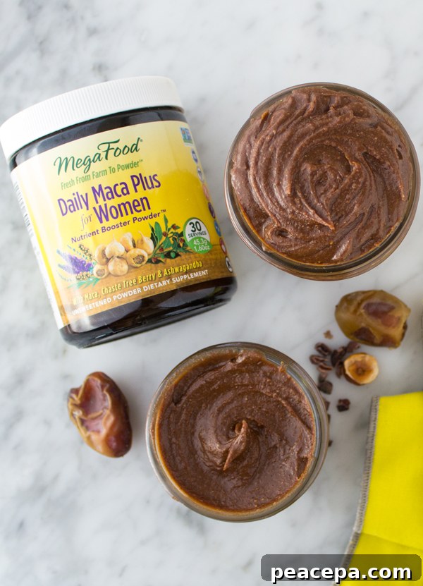 Vegan Maca Nutella | www.sweetpotatosoul.com