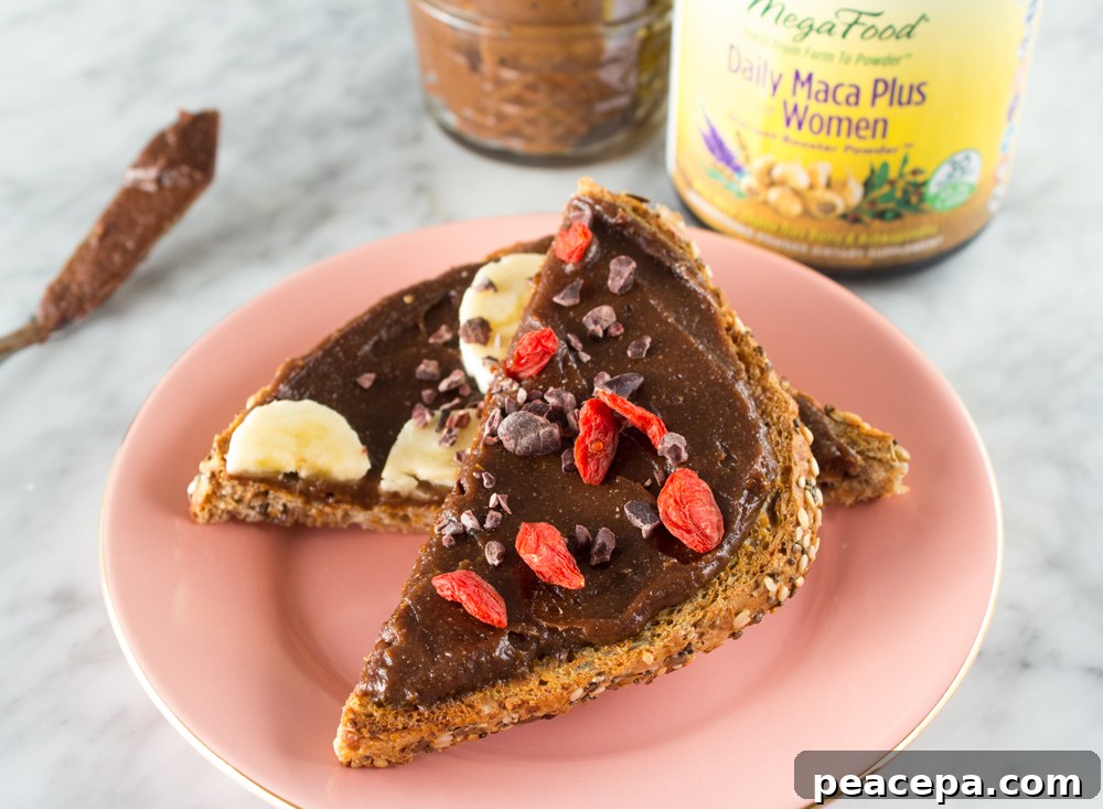Vegan Maca Nutella | www.sweetpotatosoul.com