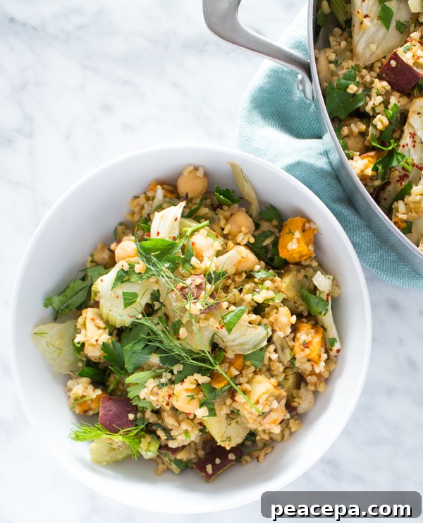 Sweet Potato & Freekeh Pilaf | www.sweetpotatosoul.com