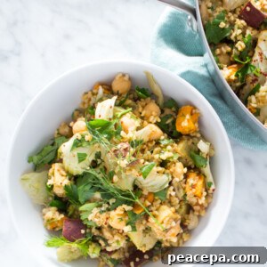Sweet Potato & Freekeh Pilaf