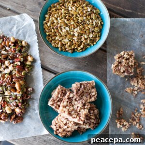 Vegan Travel Snacks Almond Butter Rice Crisps | www.sweetpotatosoul.com
