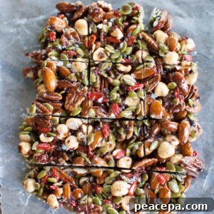 Vegan Travel Snacks Sticky Nut Bars | www.sweetpotatosoul.com