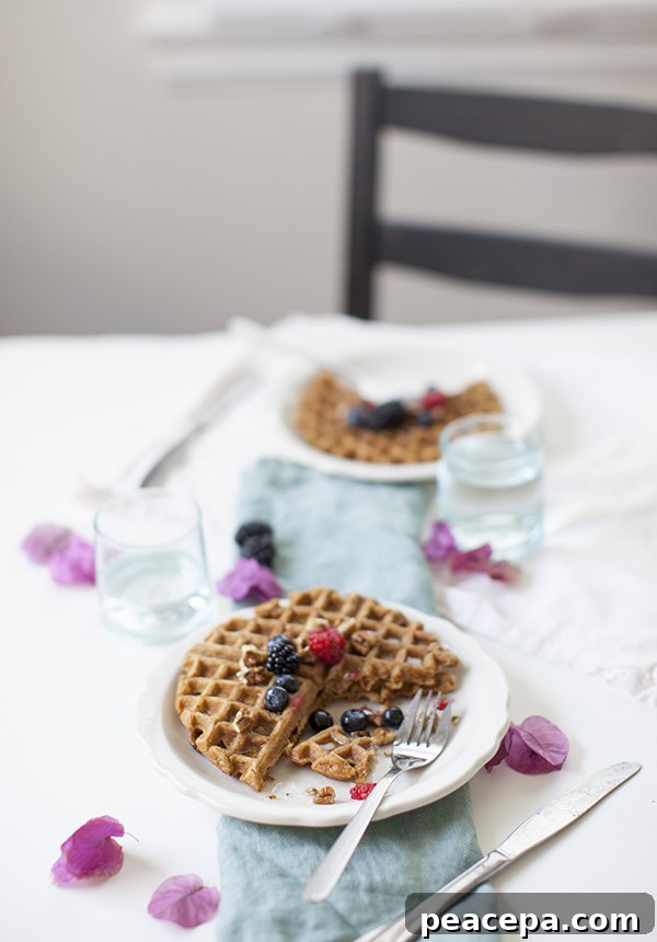 Vegan Sweet Potato Waffles |sweetpotatosoul.com