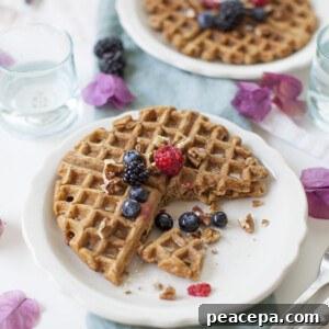 Vegan Sweet Potato Waffles |sweetpotatosoul.com