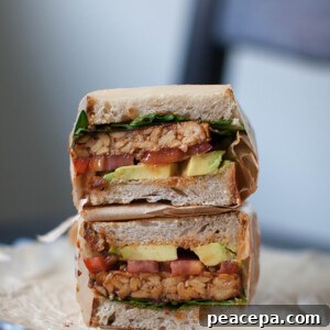 Vegan BBQ Tempeh Sandwich | sweetpotatosoul.com