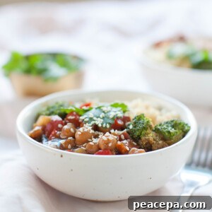 Vegan Panda Express Teriyaki Chickpeas | sweetpotatosoul.com